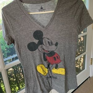 Disneyland Mickey Mouse V-Neck Top